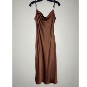 Brown Slip dress